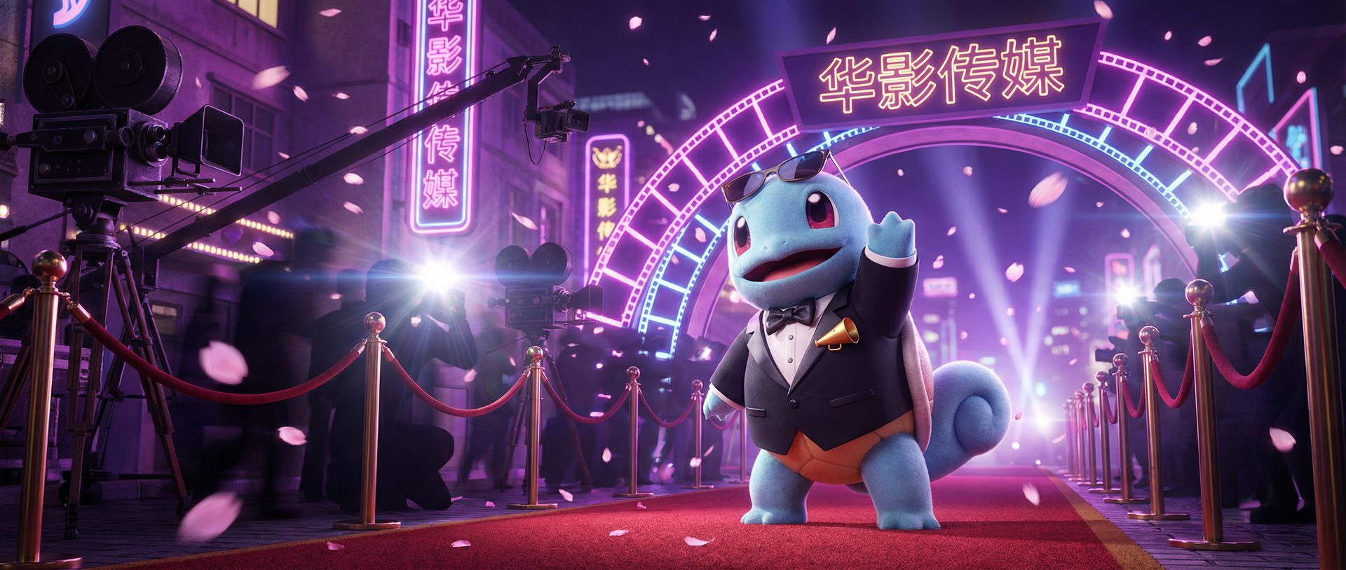 校花影视传媒社区Banner